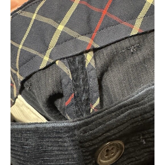 Brooks Brothers Wide Wale Corduroy (36x30) Navy Regular Fit Academia Chino Pant - Picture 5 of 8